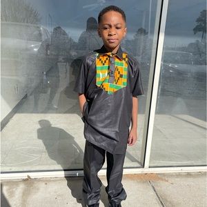 African clothing for boys 2 set of top and pant